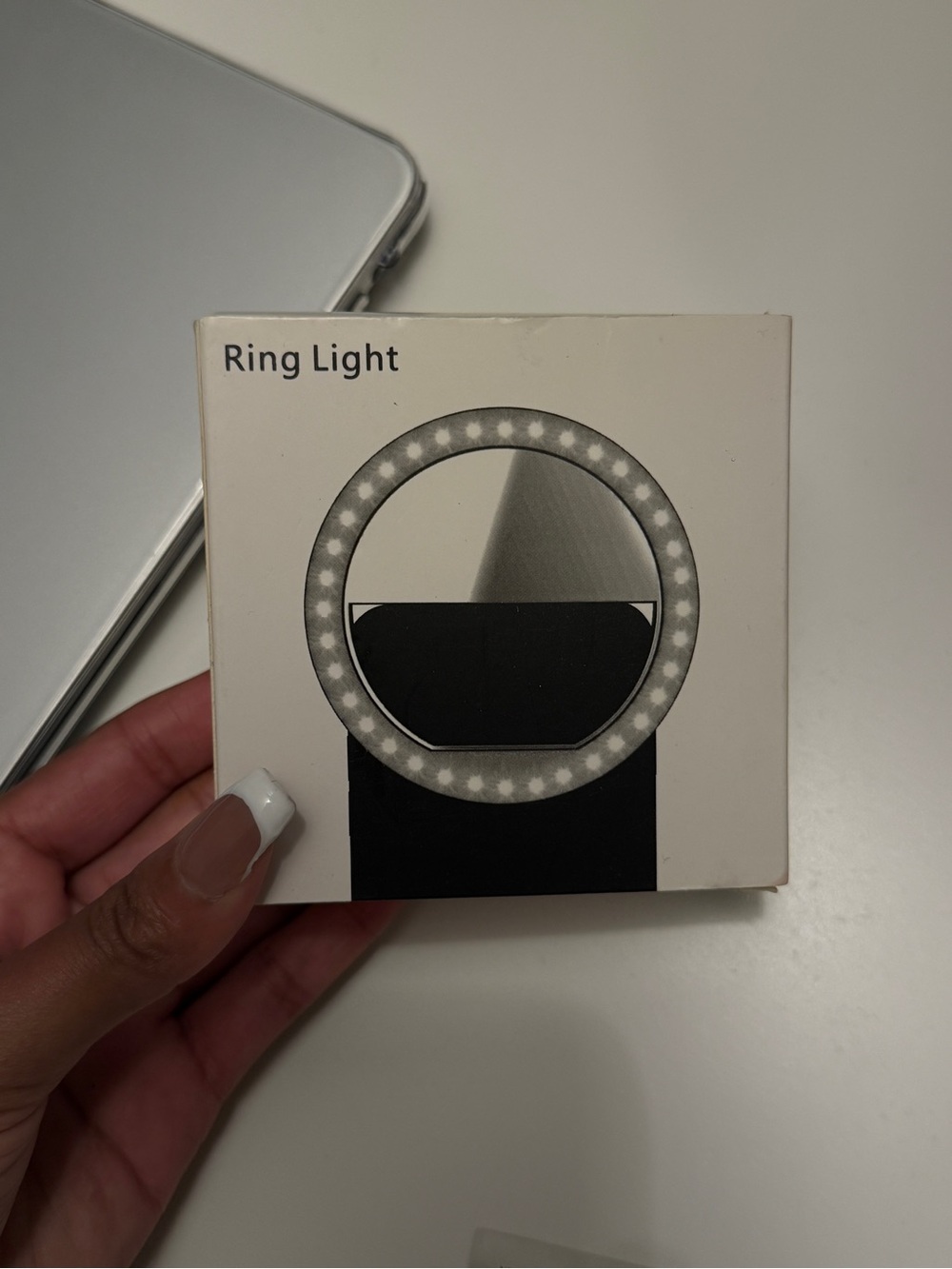 Selfie LED Ring Light Clip-On Phone Accessory